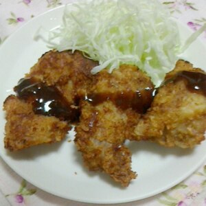 レモン風味のチキンカツ